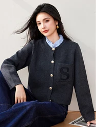 Fashionable Commuting Knitted Cardigan Women Autumn New Niche Design Sense Long Sleeve Tops Casual Versatile Sweater