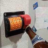 Creative Beer Counter Bottle Opener Automatic Counting Counter Beer Soda Drink Cap Opener Wall-Mounted Opener Kitchen Gadget