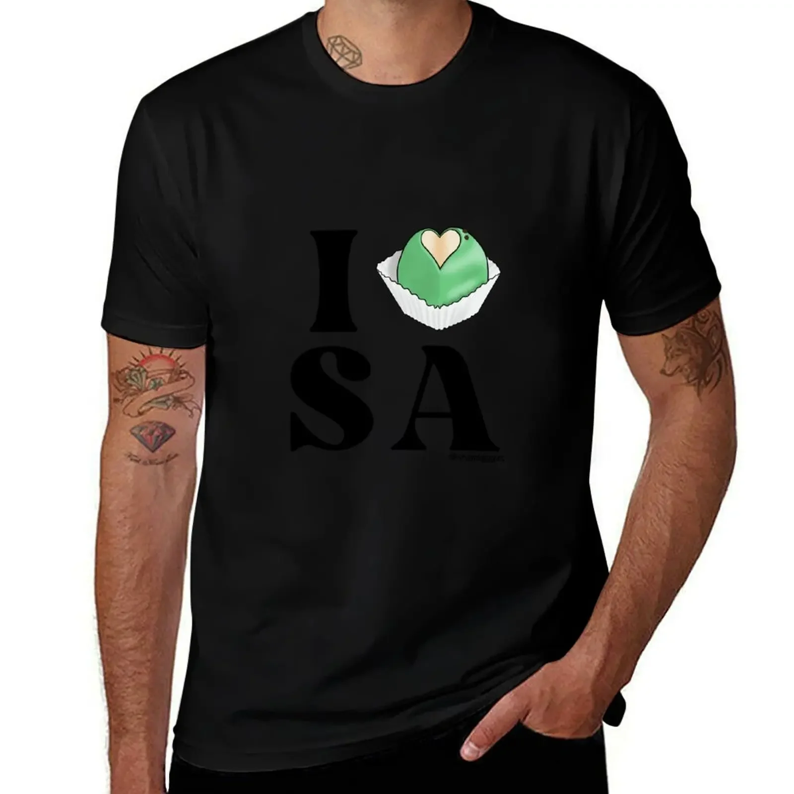 South Australian Frog Cake - I Heart SA T-Shirt new edition oversized graphic tee Men's clothing