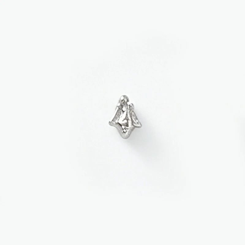 50Pcs/Lot Stainless Steel Color Preservation Irregular Through-hole Bead DIY Necklace Accessories Jewelry Gift Wholesale