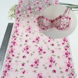 20Yards romantico Nylon Mesh Fancy Flower Stretch ricamo pizzo scavato per le donne reggiseno Dress