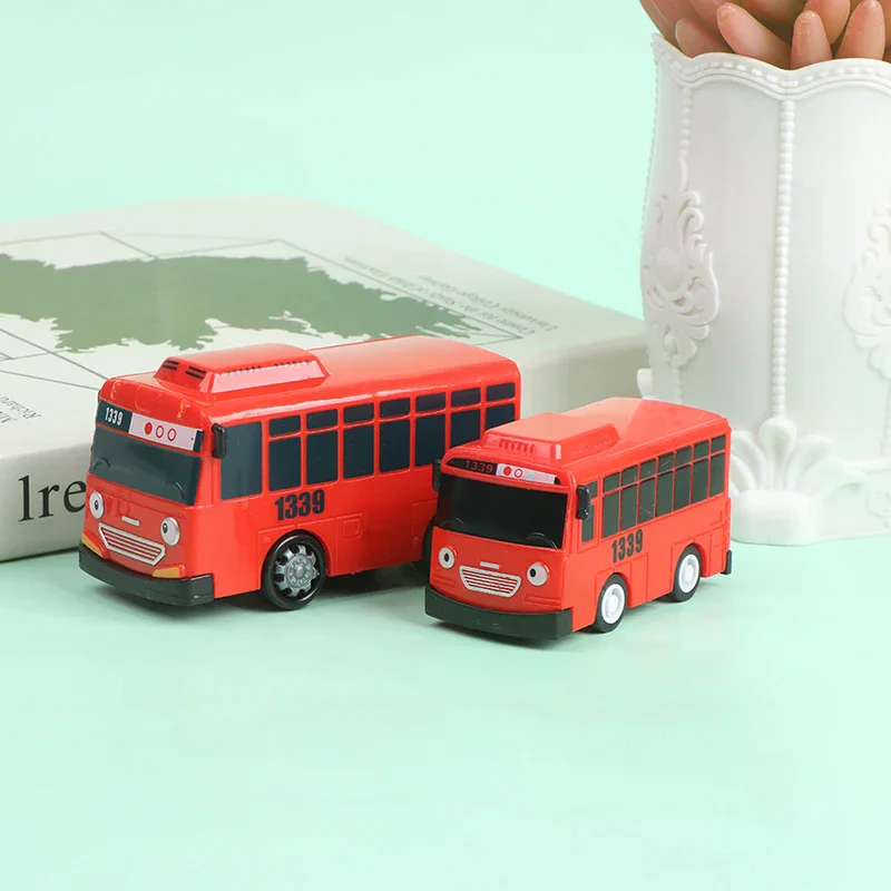 /Cna/Tayo The Little Bus Cartoon Pull Back Car Toy Set Kids Educational Gift 4PCS