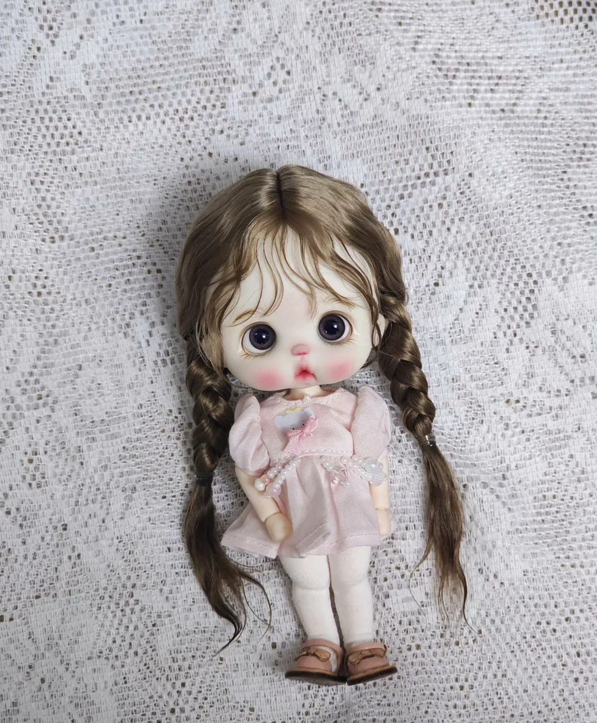 Hair for doll OB11 hardhead shell wig 5-6