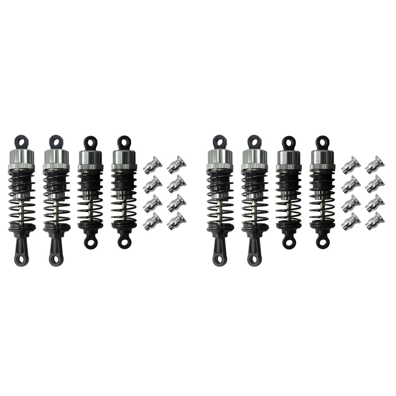 8Pcs Metal Shock Absorber For HBX HAIBOXING 901 901A 903 903A 905 905A 1/12 RC Car Upgrades Parts Spare Accessories