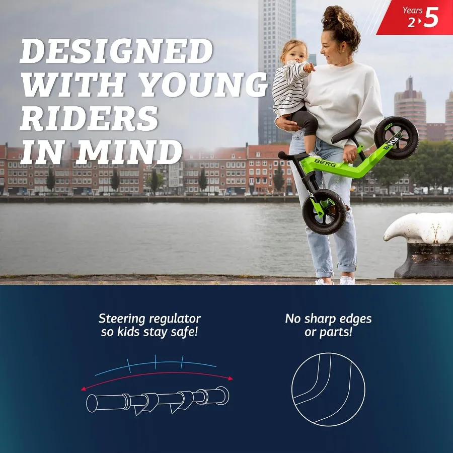 Biky - バランスバイク - 軽量幼児用自転車 - 使いやすいミニバイク - 対象年齢 2～5歳