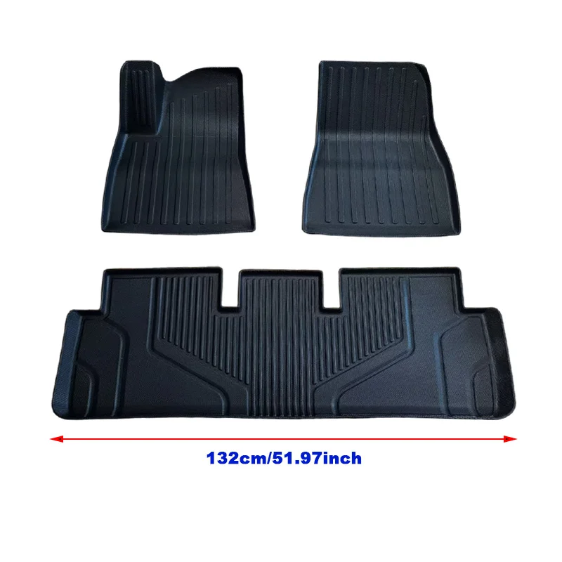 for Tesla Model 3 (Highland）2024-2026  TPE Floor Mats Set TPE