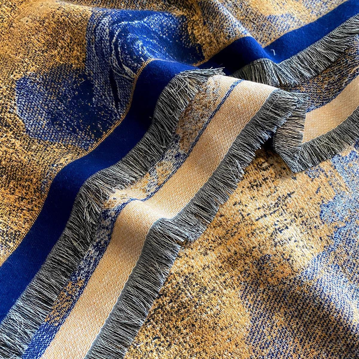 Winter Warm Pashmina Scarf Luxury Tassel Shawl for Women, Made of Imitation Cashmere, Thickened and Warp - knitted, Cold proof