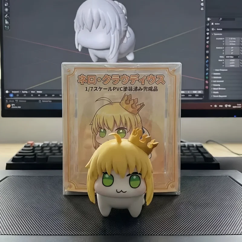 

Новая распродажа Fate Saber Doro Фигурки Q Версия ПВХ Аниме Модель Фигурка Kawaii Мультфильм Симпатичное Украшение Рабочего Стола Игрушка Кукла Подарок