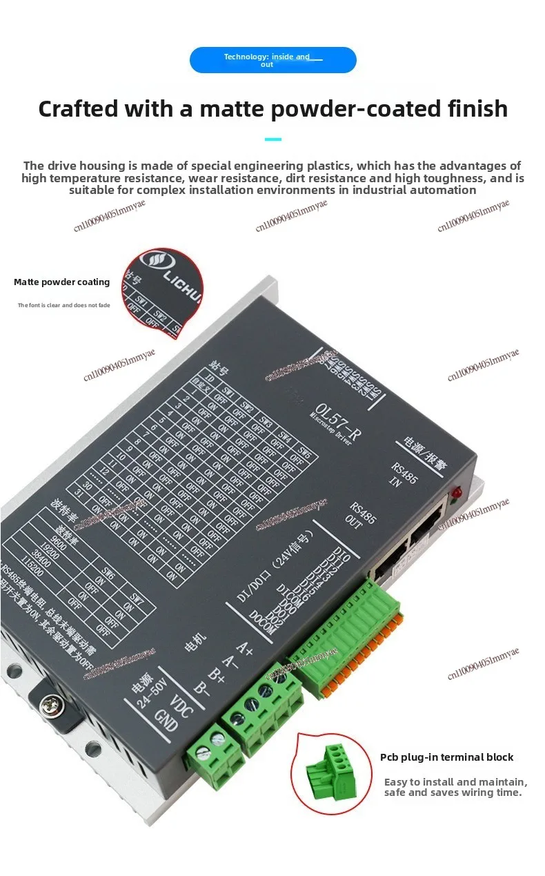 R485 Bus Type Closed-loop Drive Is Suitable for 57/60/86 Two-phase Closed-loop Stepper Motors