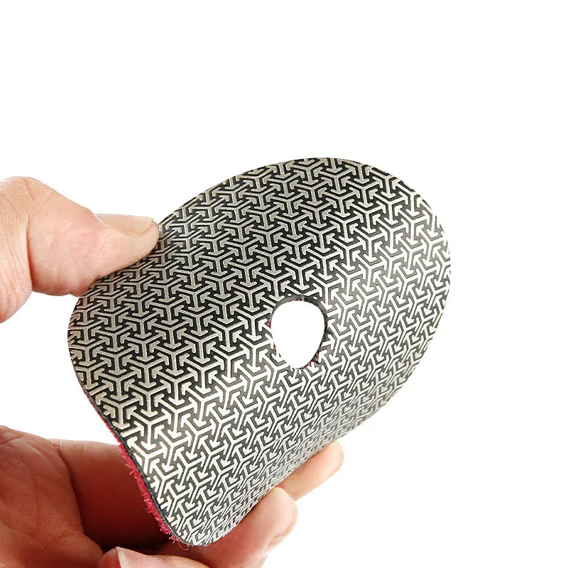 Electroplated Diamond Sanding Disc Angle Grinder Polishing Pad for Glass Granite Marble Tile Slab Burr Grinding and Polishing