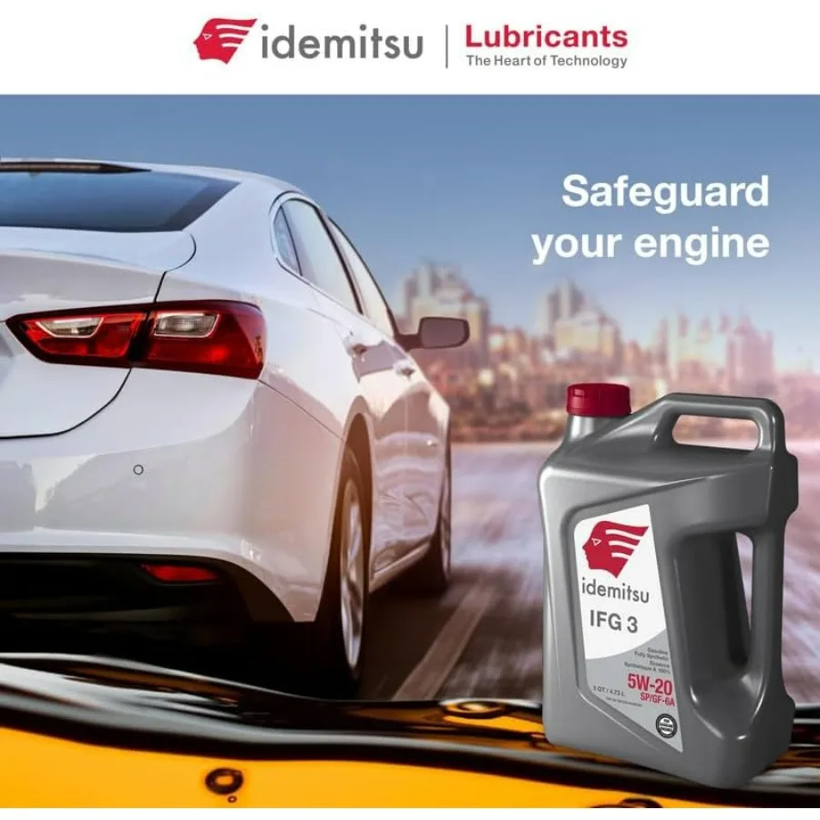 IFG 3 5W-20 Моторное масло, полностью синтетическое – 5 литров |   Сертифицированное моторное масло SP/GF-6A для двигателей TGDI и PFI |   Производитель для Максимального Э