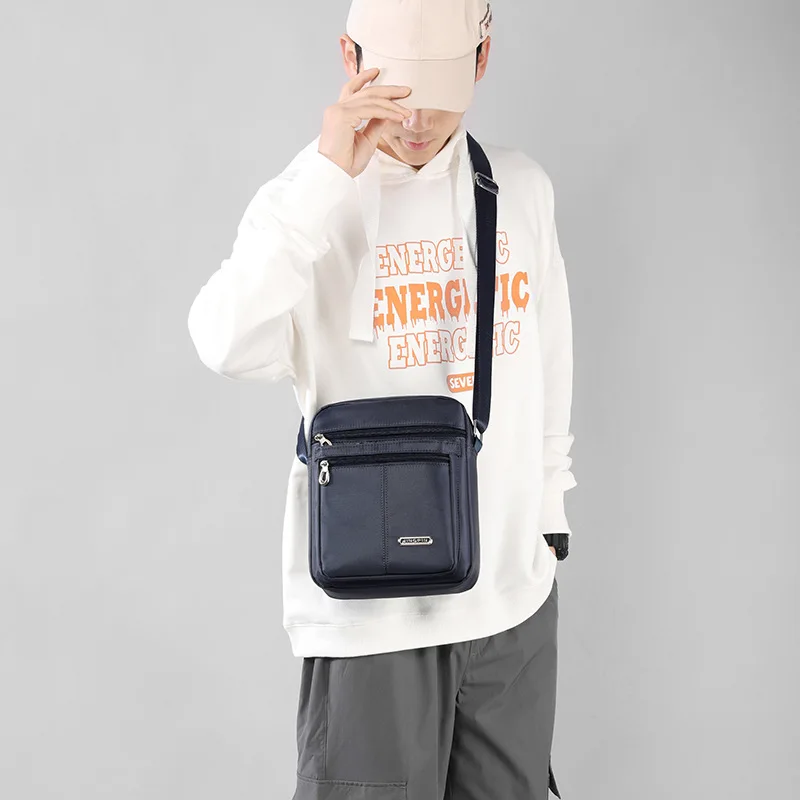 

New Oxford Cloth Shoulder Bag Handbag Shoulder Bag Men's Casual Backpack Lightweight and Versatile Men's Travel Crossbody Men