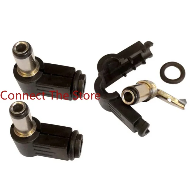 

9PCS The DC Power Adapter Is Inserted Into 6.3*3.0*9.0 Male Plug, And 6330 Wire-bonded White Cap Tube Assembled.