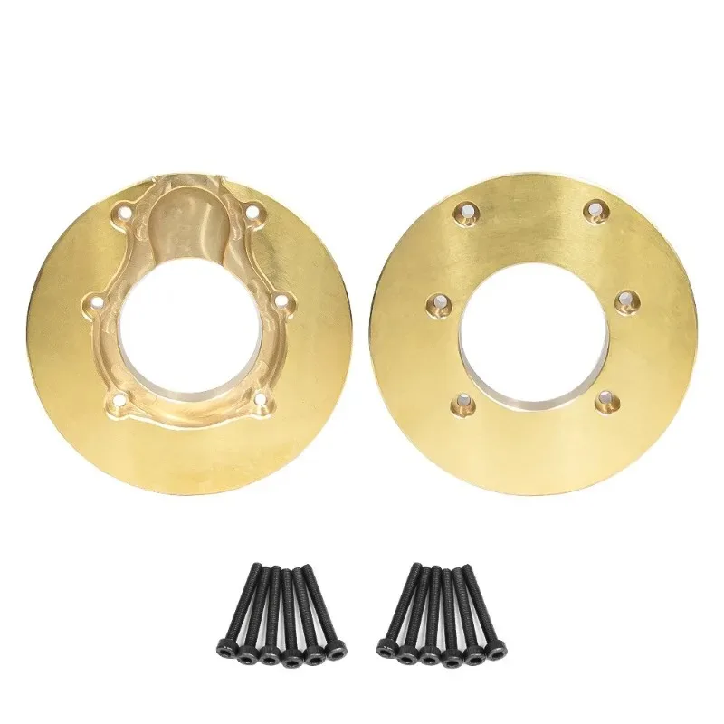 

For CROSSRC EMO XX/XX2 1/6 1/5 Scale RC Crawler Universal Upgrade Parts Heavy-Duty Metal Axle Housings with Brass Counterweights