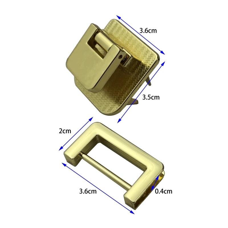 Metalowe zapięcie kłódka do bagażu na rękodzieło do rękodzieła torebka torebka akcesoria do toreb klamra