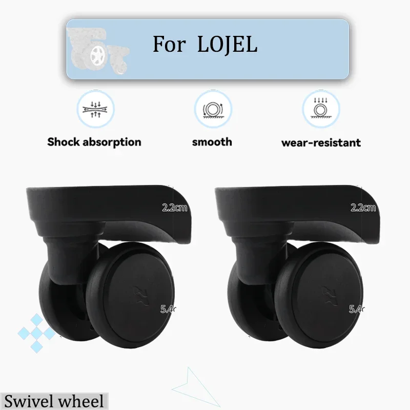 

For LOJEL Anti-Shock Luggage Wheels Smooth Rolling Swivel Casters Universal Suitcase Repair Kit