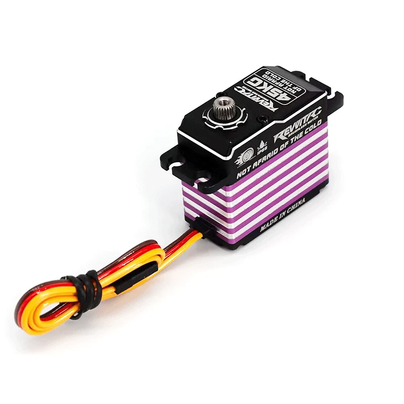 RevvitRC معدن مبرمج مغناطيسيًا 45 كجم عزم دوران مقاوم للماء لـ RC 1/10 1/8 Traxxas TRX4 محوري SCX10 أجزاء روبوت السيارة الزاحفة