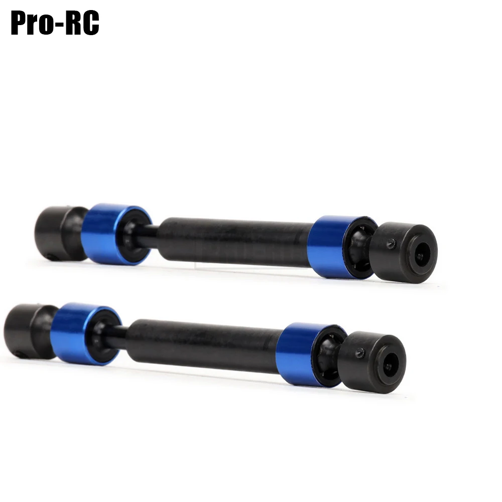 2Pcs Hard Steel CVD Central Front Rear Drive Shaft AXI232051 AXI232052 for Axial 1/10 RBX10 Ryft Rock Bouncer AXI03005 RC Part