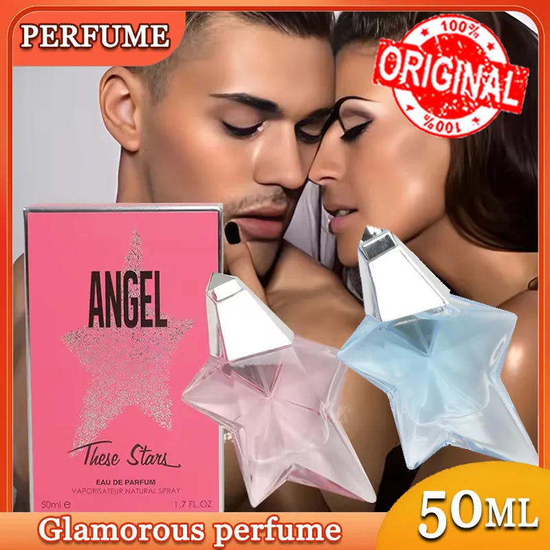 50ML Angel Eau De Parfum Spray recargable estrella De pie nueva feromona elegante encanto fresco Natural vitalidad Perfume Spray