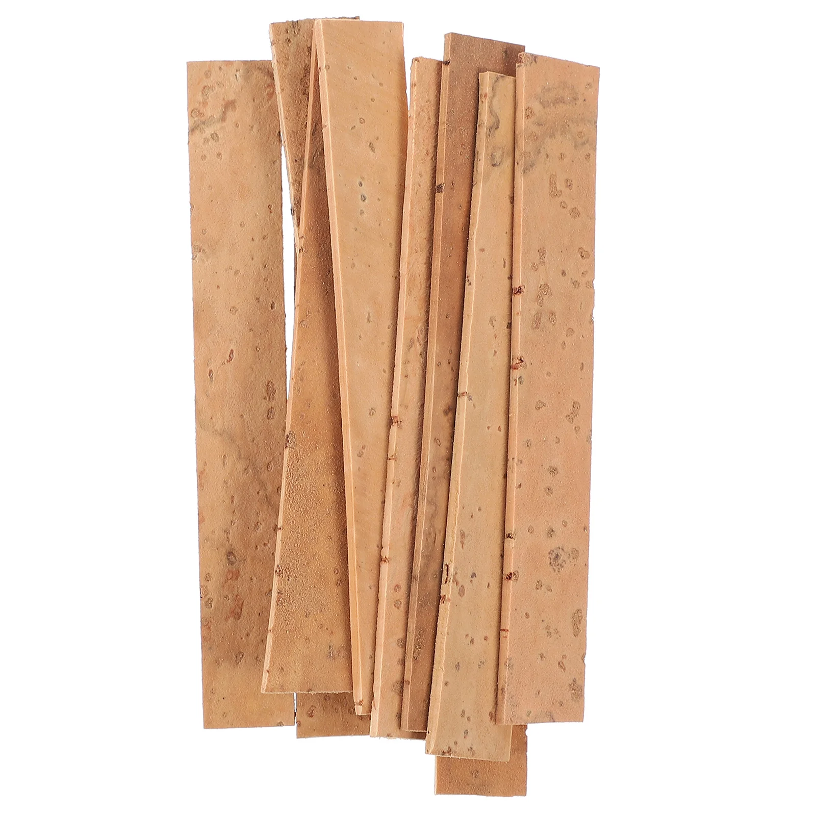 10 Pieces Soft Cork Sheet Replacement for Clarinet Saxophone Flute Woodwind Instrument Repair Accessories Cork Sheet