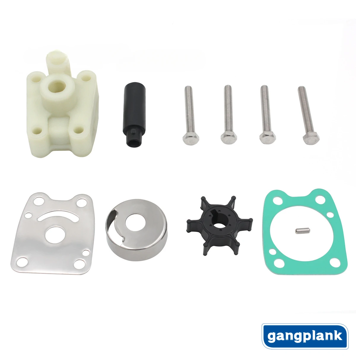 Outboard Water Pump Impeller Repair Kit for Yamaha 4HP 5HP 6E0-W0078-A2 68D-W0078-00