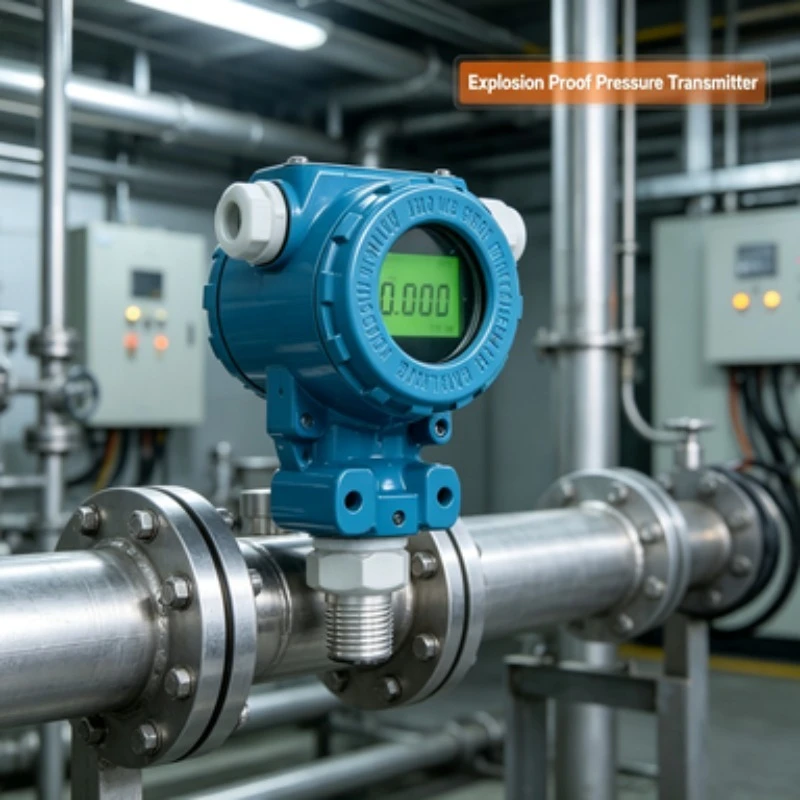 Pressure Transmitter Explosion Proof High Precision Diffused Silicon Pressure Sensor For Liquid Gas Oil Measurement