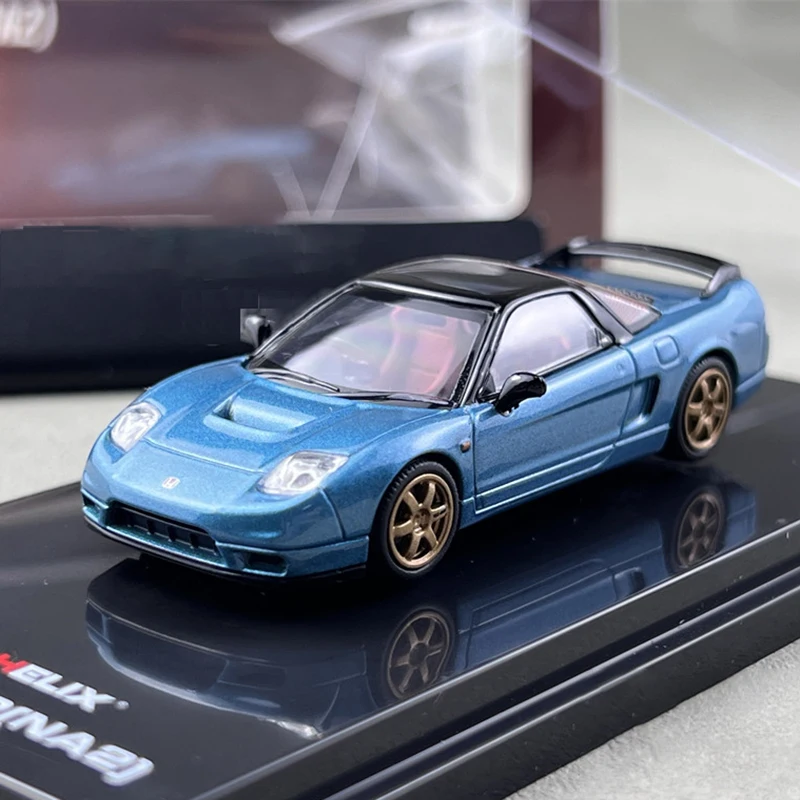 

Модель автомобиля MH 1:64 NSX-R GT NA2 из сплава, коллекционные и игрушечные машинки, миниатюрные масштабные модели автомобилей для детей