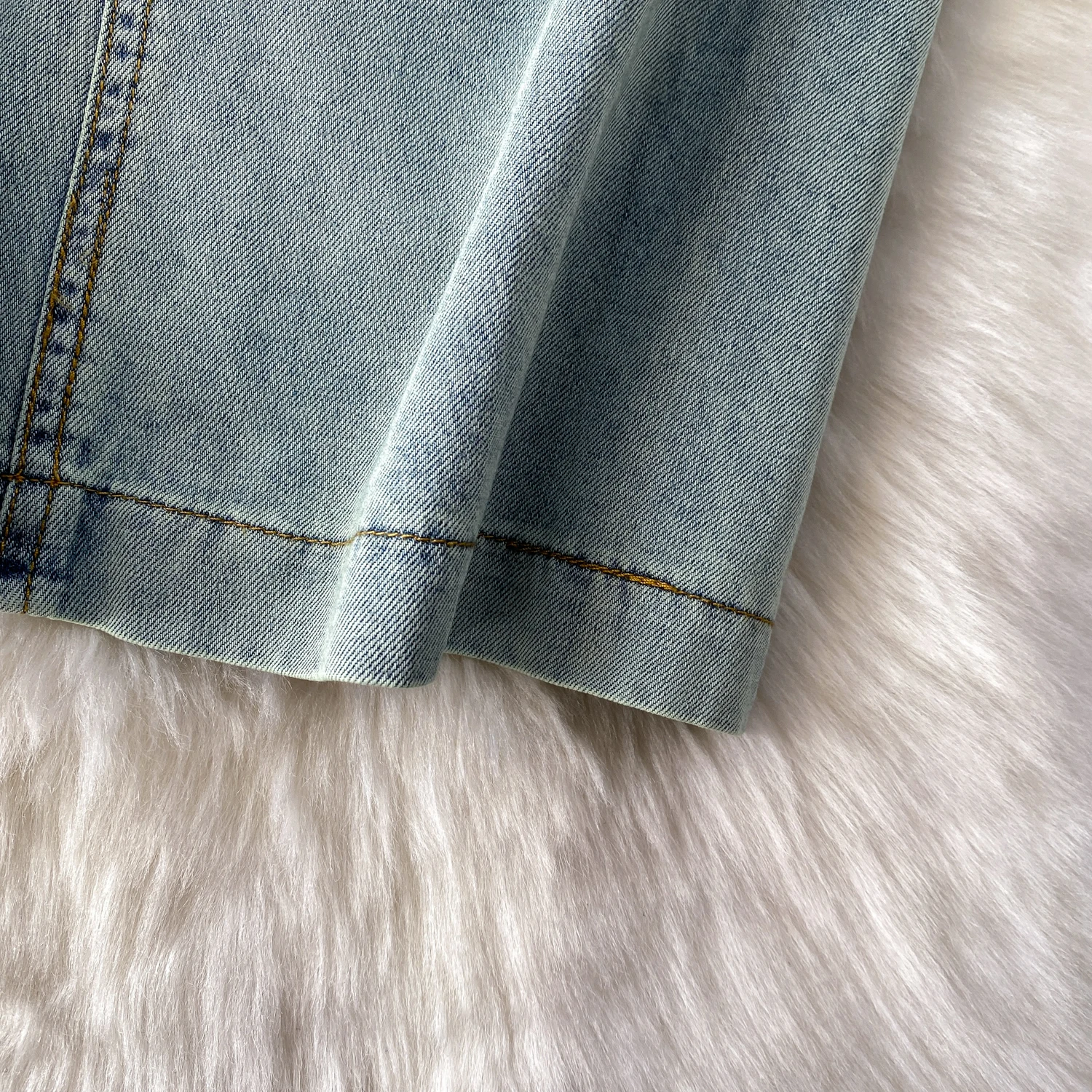 Vestido vaquero ahuecado de verano para mujer, vestidos sin mangas con solapa y una hilera de botones, vestido vaquero informal a la moda para mujer