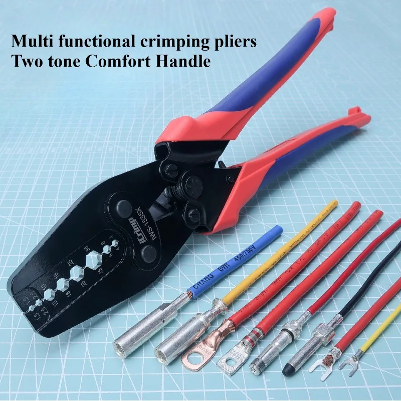 C45/OT/Bare Terminal Crimping Pliers Nose Copper Nose Charging Gun Terminal Crimping Pliers Hexagonal