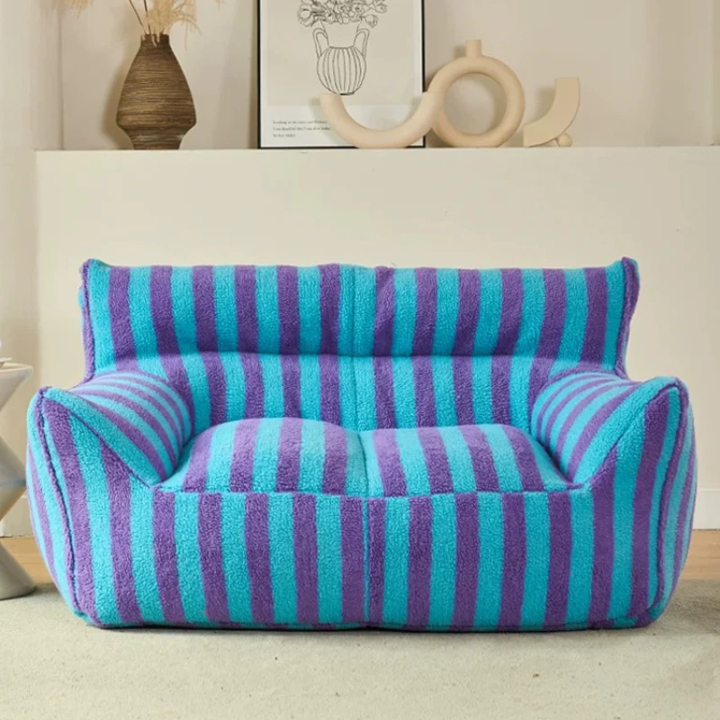 Indoor Bean Bag Sofas Pouf Couch Luxury Recliner Bean Bag Sofas 1-Person Simple Sleep Design With Filler Muebles Patio Furniture