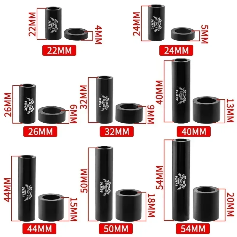 ممتص صدمات خلفي للدراجة الجبلية ، أجزاء الدراجة ، جلبة صدمات ، MTB ، 22 ، 24 ، 26 ، 32 ، 40 ، 44 ، 50 ، 54 ، معرف ، 8 ، OD 12 #3