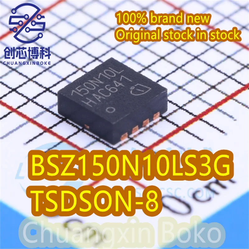 1PCS/LOT BSZ150N10LS3G BSZ150N10LS3GATMA1 150N10L N-Channel 100 V 40A (Tc) 2.1W (Ta), 63W (Tc) Surface Mount PG-TSDSON-8