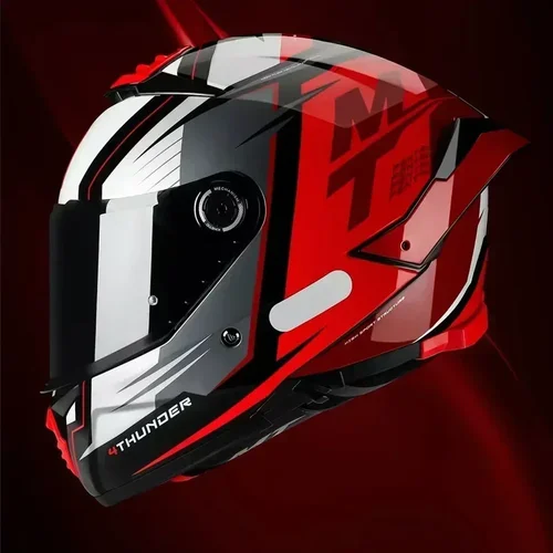 Imagen 2 del producto 2025 nuevo casco de motocicleta MT Thunder 4 SV certificación ECE DOT casco de doble lente de cara completa hombres Capacetes Cascos para moto