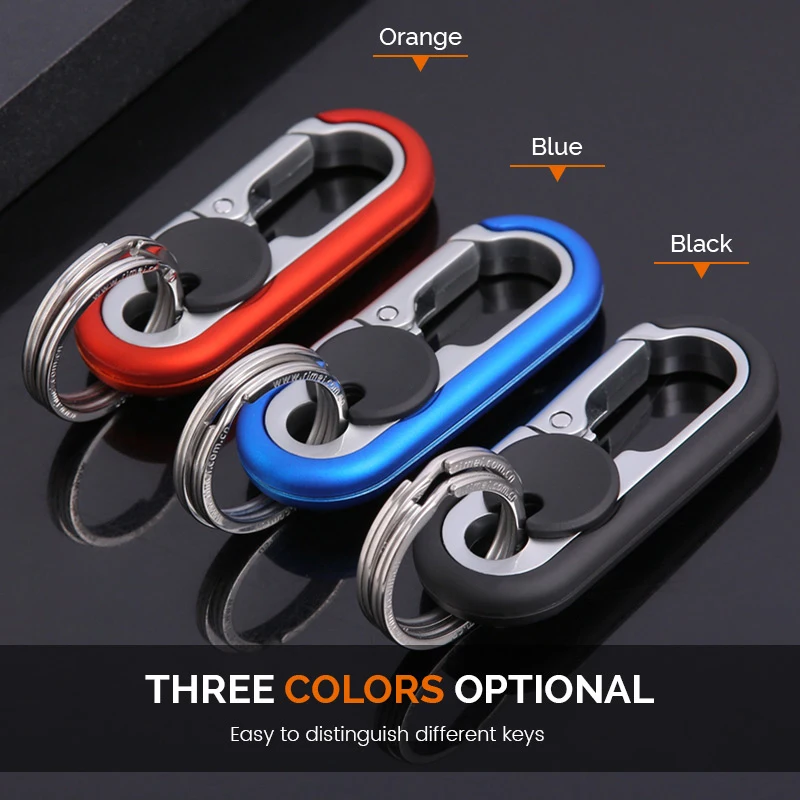 Men’s Car Key Chain Fashion Keychain Key Holder Metal Key Ring Car Styling Auto Car Accessories Mini Key Chain Men's Gift