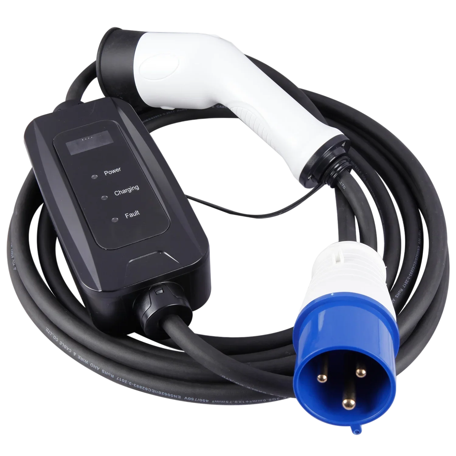 32A to Schuko Plug Portable EV Charging  Best Ev Charger Car Charger with Cable