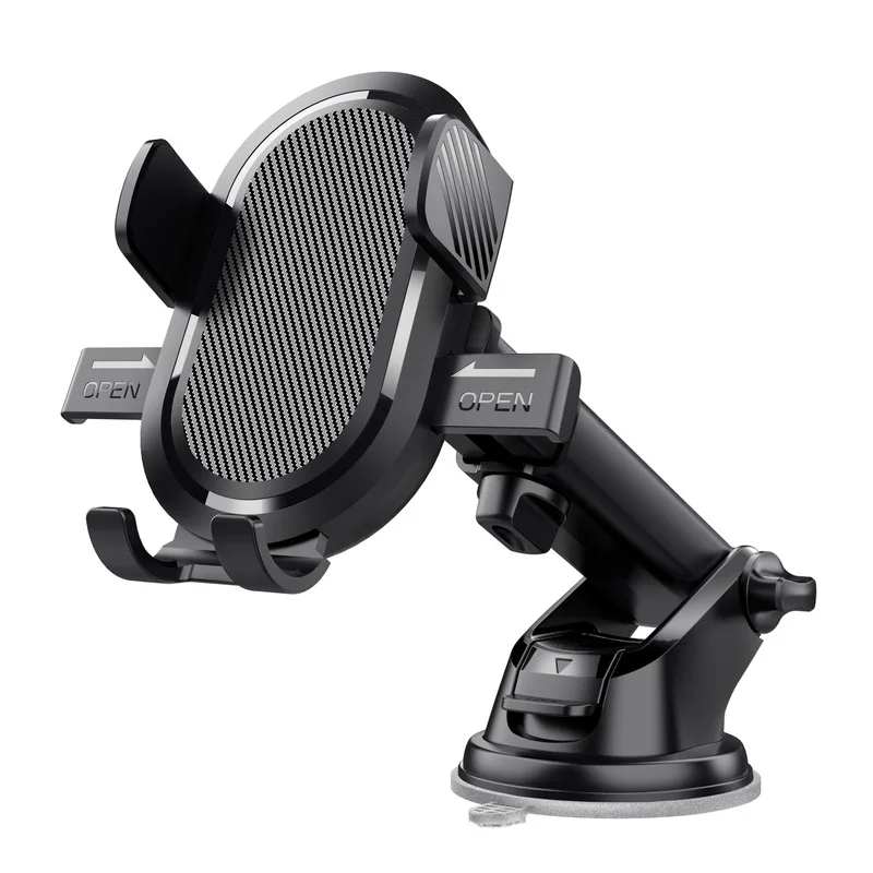 Car Phone Holder Suction Dashboard Windshield Telescopic Auto-Lock 360° Rotatable for iPhone Samsung Android GPS Navigation
