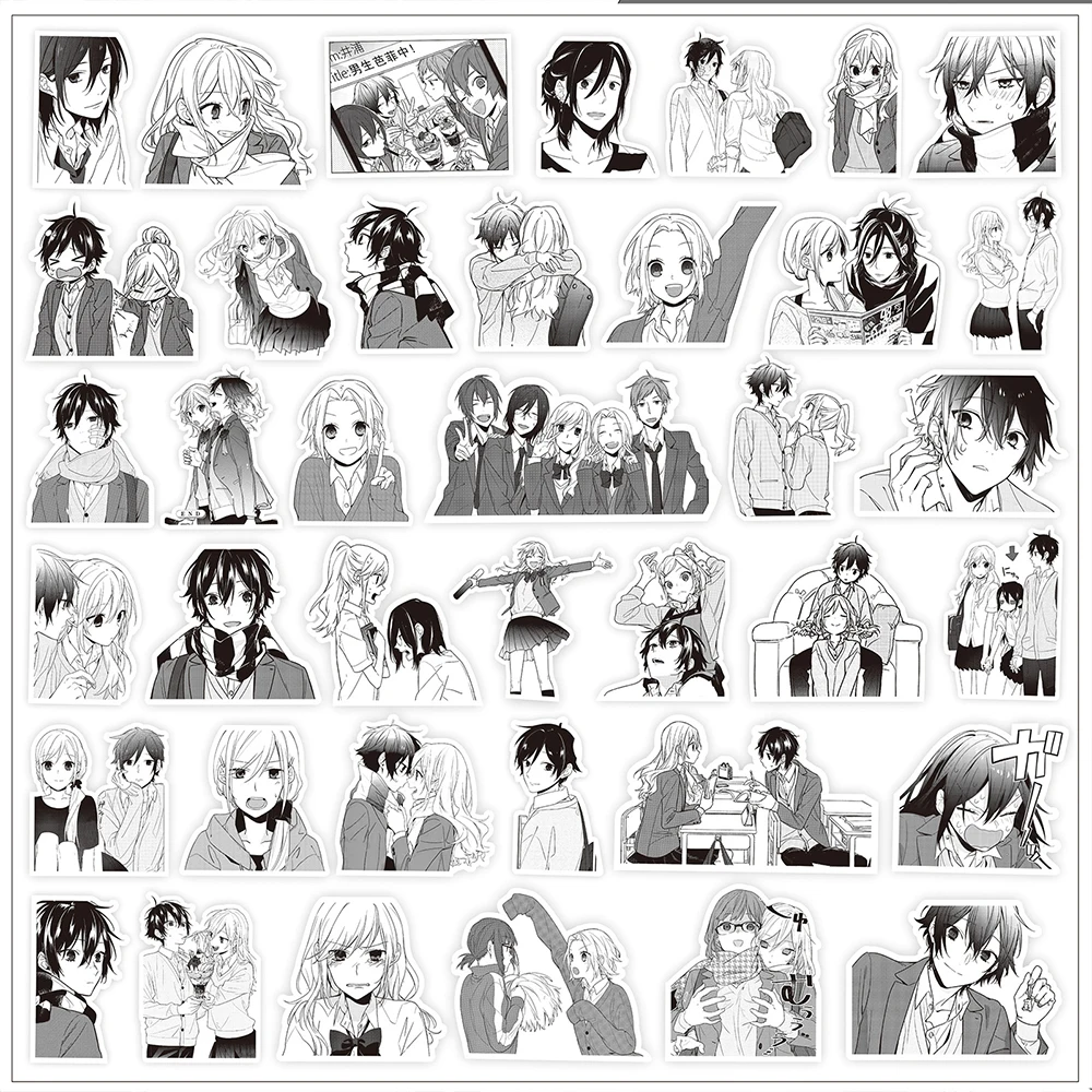 10/30/75pcs Izumi Miyamura Hori Kyoko สติกเกอร์อะนิเมะ Souta Yuna Horimiya สติกเกอร์สเก็ตบอร์ดกระเป๋าโทรศัพท์จักรยานกันน้ํา Decals