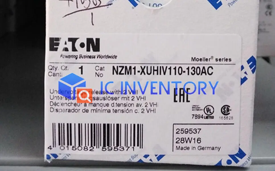 

1PCS NEW EATON MOELLER NZM1-XUHIV110-130AC