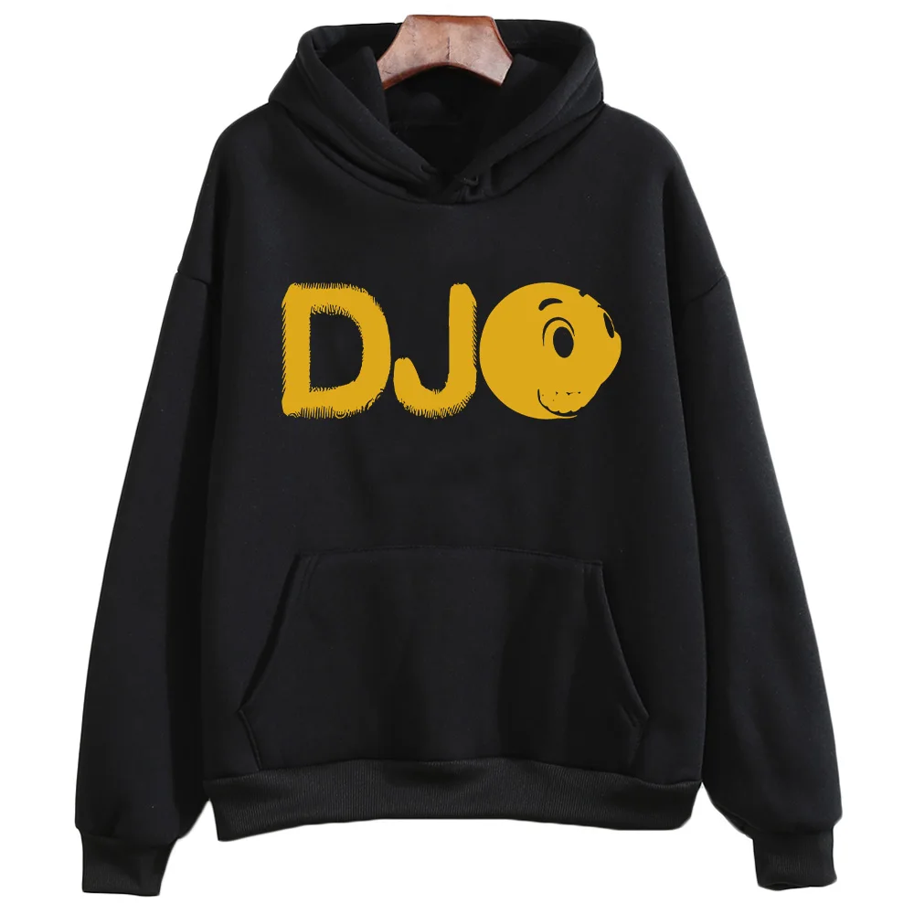 

Smiley Face Logo Pullover Hoodie Djo Letter Graphic Clothes Women Men Long Sleeve Hoody Fall Oversized Simple Fashion Sweatshirt