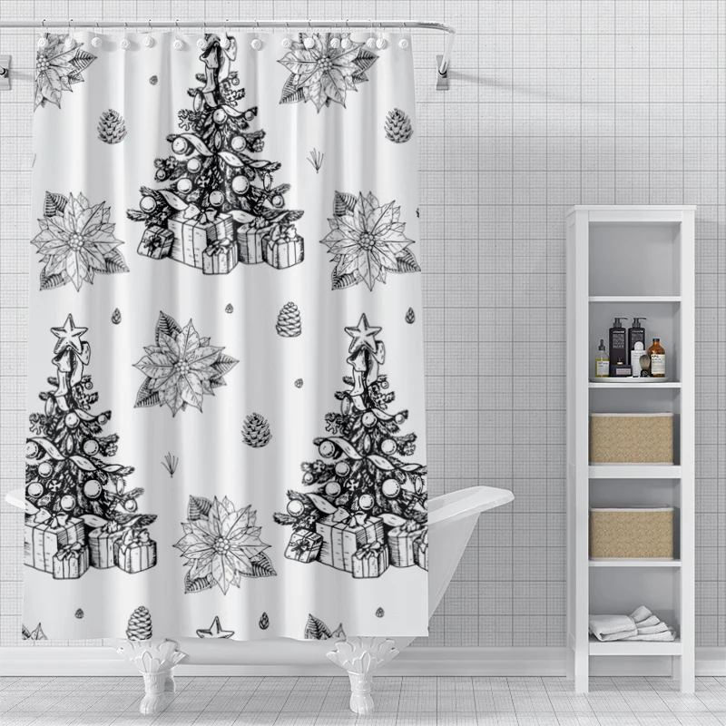 Home shower curtains for bathroom waterproof fabric Modern Nordic style bathroom Curtains shower curtain 180x200 240x180 aaaa