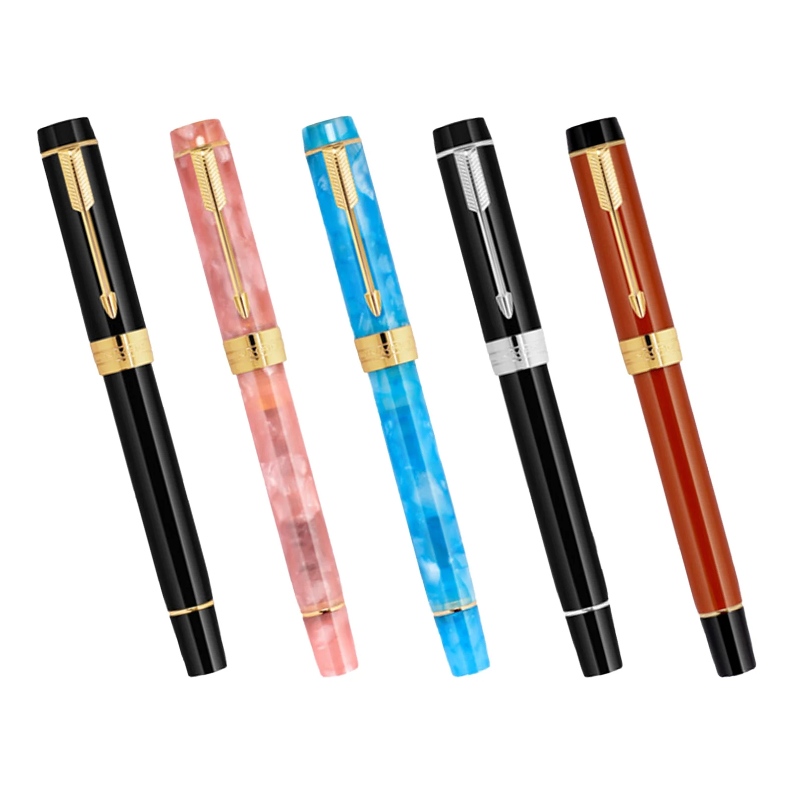 New Jinhao 100 little Centennial Resin Fountain Pen 0.5mm F nib Ink Pen Converter school Business office Writing Gifts Pens