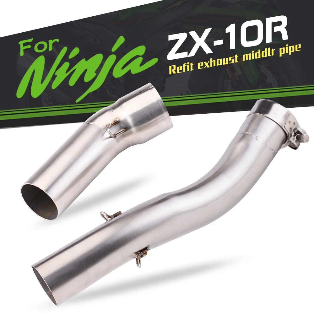 

Suitable for Kawasaki NINJA ZX10R titanium alloy mid-section exhaust pipe modification