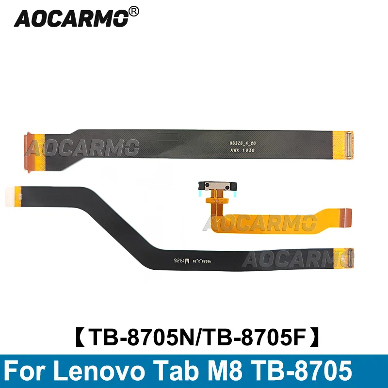 Aocarmo Keyboard Contact Flex LCD Screen Connection Motherboard Main Flex Cable For Lenovo Tab M8 TB-8705 TB-8705N TB8705F