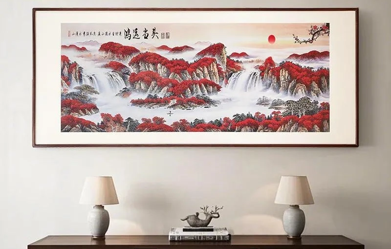 Good luck, bronze sculpture, brass print, hotel clubhouse, living room, office mural, decorative painting, one piece will be