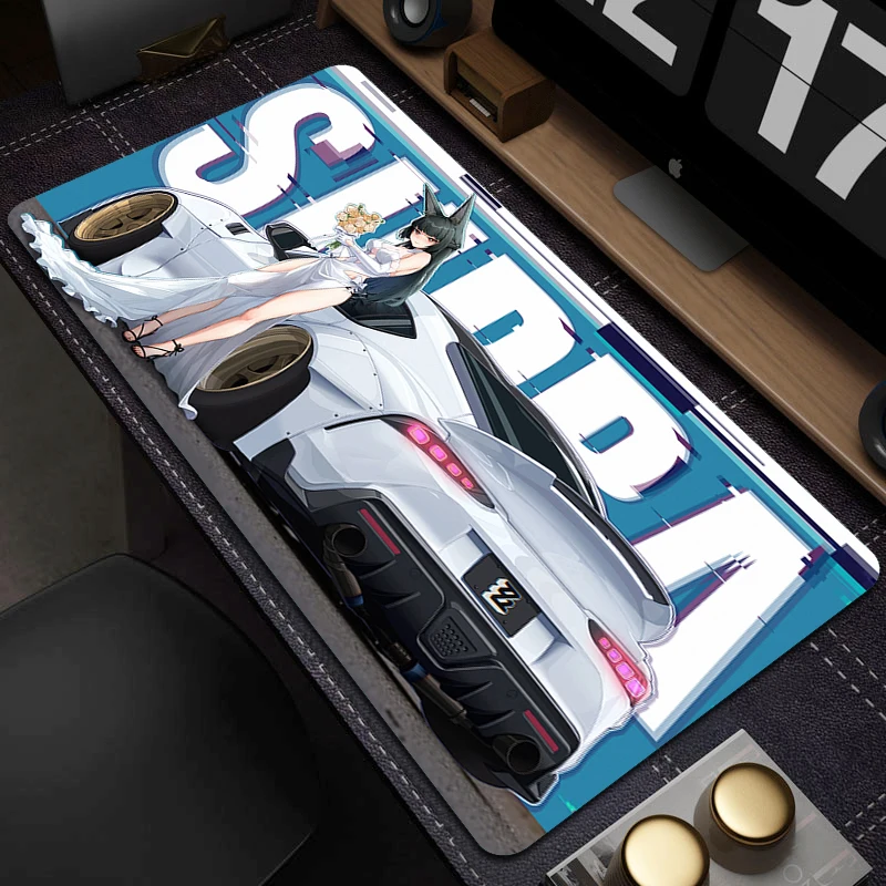 Ju Fufu Game Mousepad Zenless Zone Zero Large Mouse Pad PC Gamer Computer Gaming Accessories For Desktop Decoration Mouse Mat