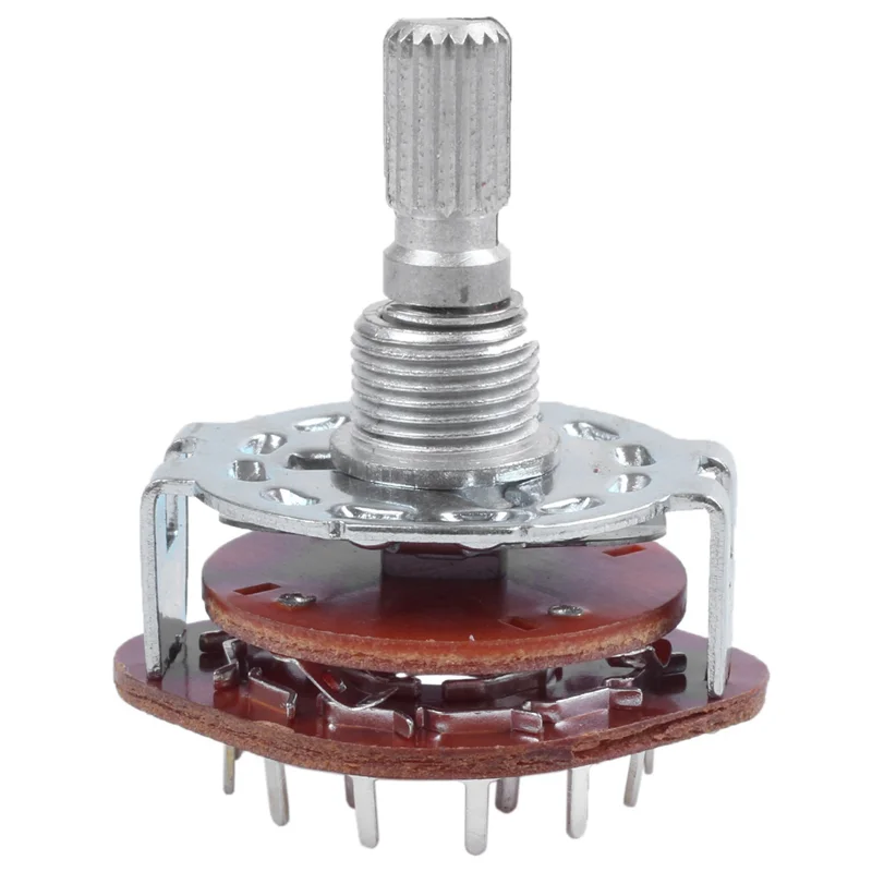 ABGR-10X آلة إلكترونية 4P3T 4 أقطاب 3 موضع 2 سطح 16 دبوس مفتاح دوار