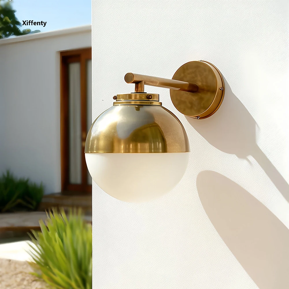 Outdoor waterproof doorway wall lamp IP65 courtyard aisle exterior wall lamp entrance sign art wall lamp