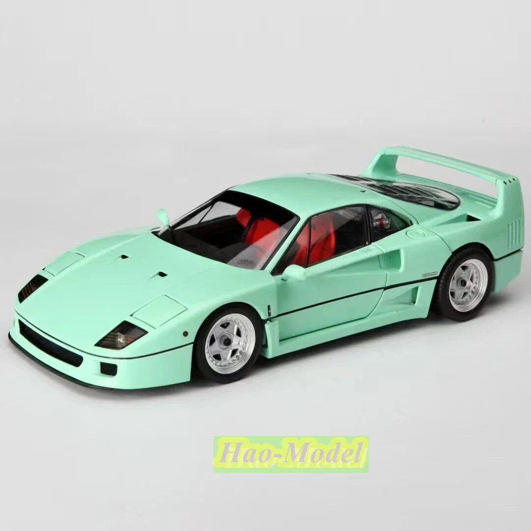 Kyosho 1:18 For Ferrari F40 Limited Alloy Diecast model Car Toys Boys Birthday Gifts Hobby Display Collection Ornaments Green