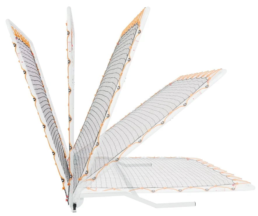 1 accesorio de sistema de rebote de entrenamiento de fútbol multiángulo, reboteador de marco de acero portátil con ajuste de Pedal, 5x6 pies, 2025