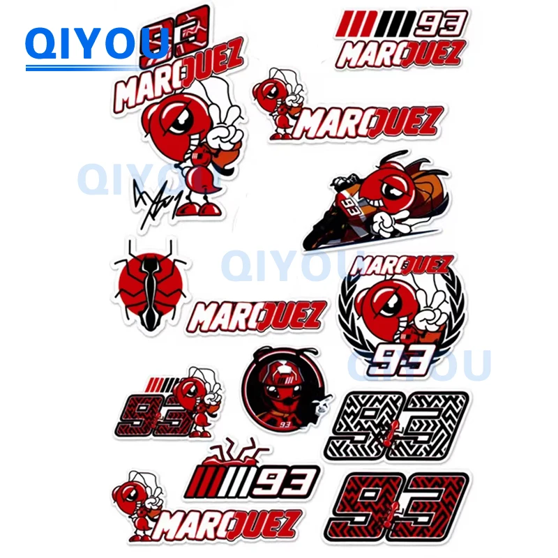 Marquez Marc 93 Sticker High Quality Car Stickers Suitable for Helmets Car Body Bumper Motorcycle Bicycle Laptops PVC Decal